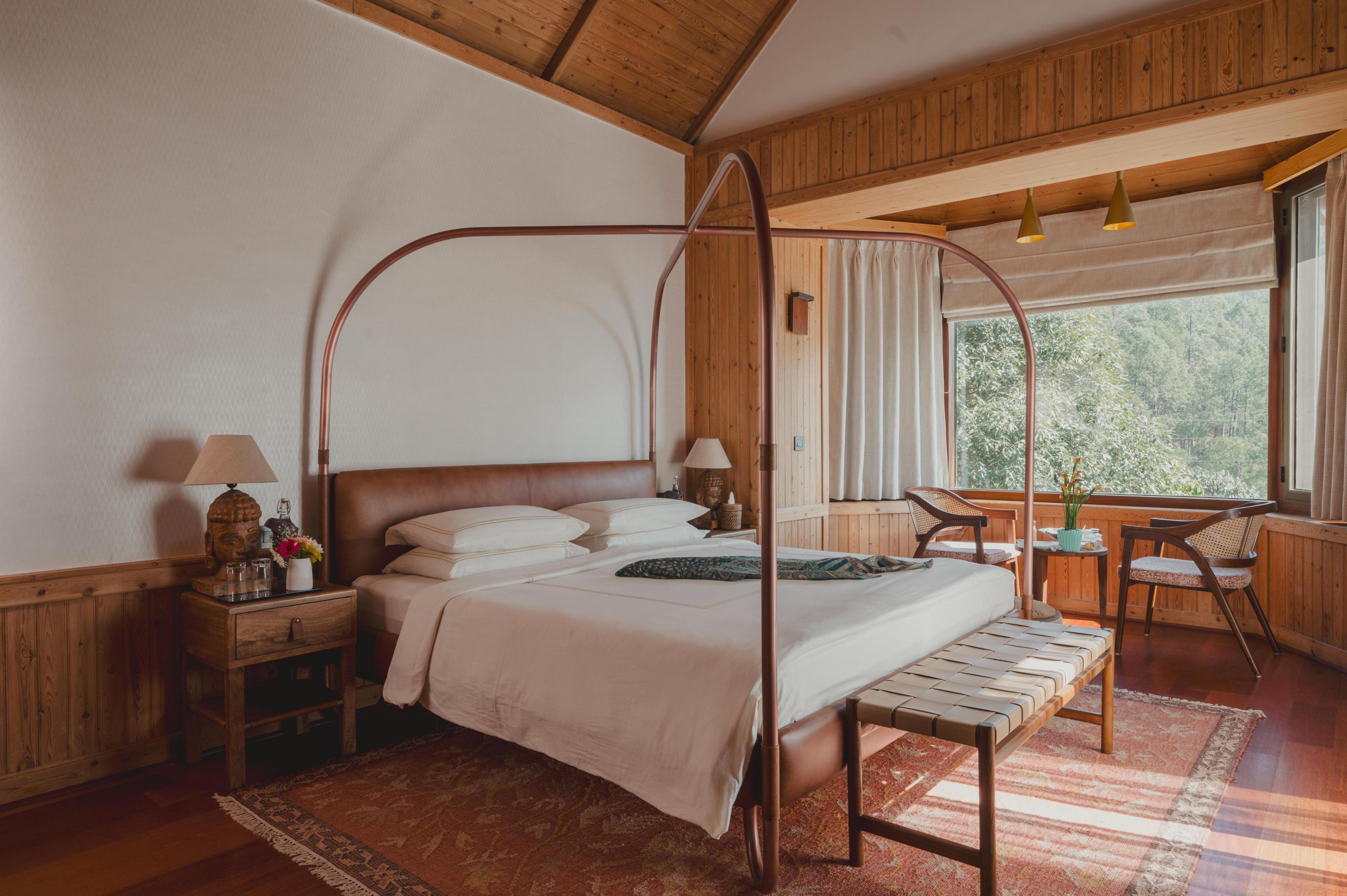 Brij Atmanya, Bhowali | A Luxury Mountain Escape Room Type - Panchachuli Room Hill Facing