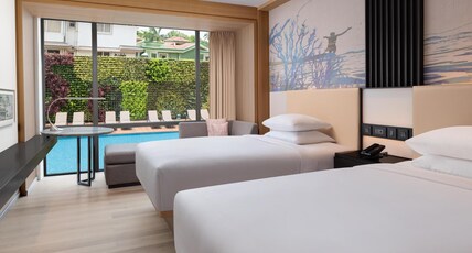 Courtyard by Marriott Colva Room Type - Deluxe Room Queen Beds Pool View