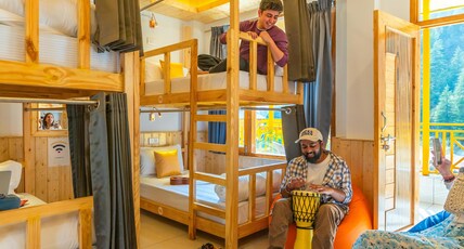 The Social Stays Kasol Room Type - Bed in 10 Bed Mixed Dormitory with Balcony Wing A