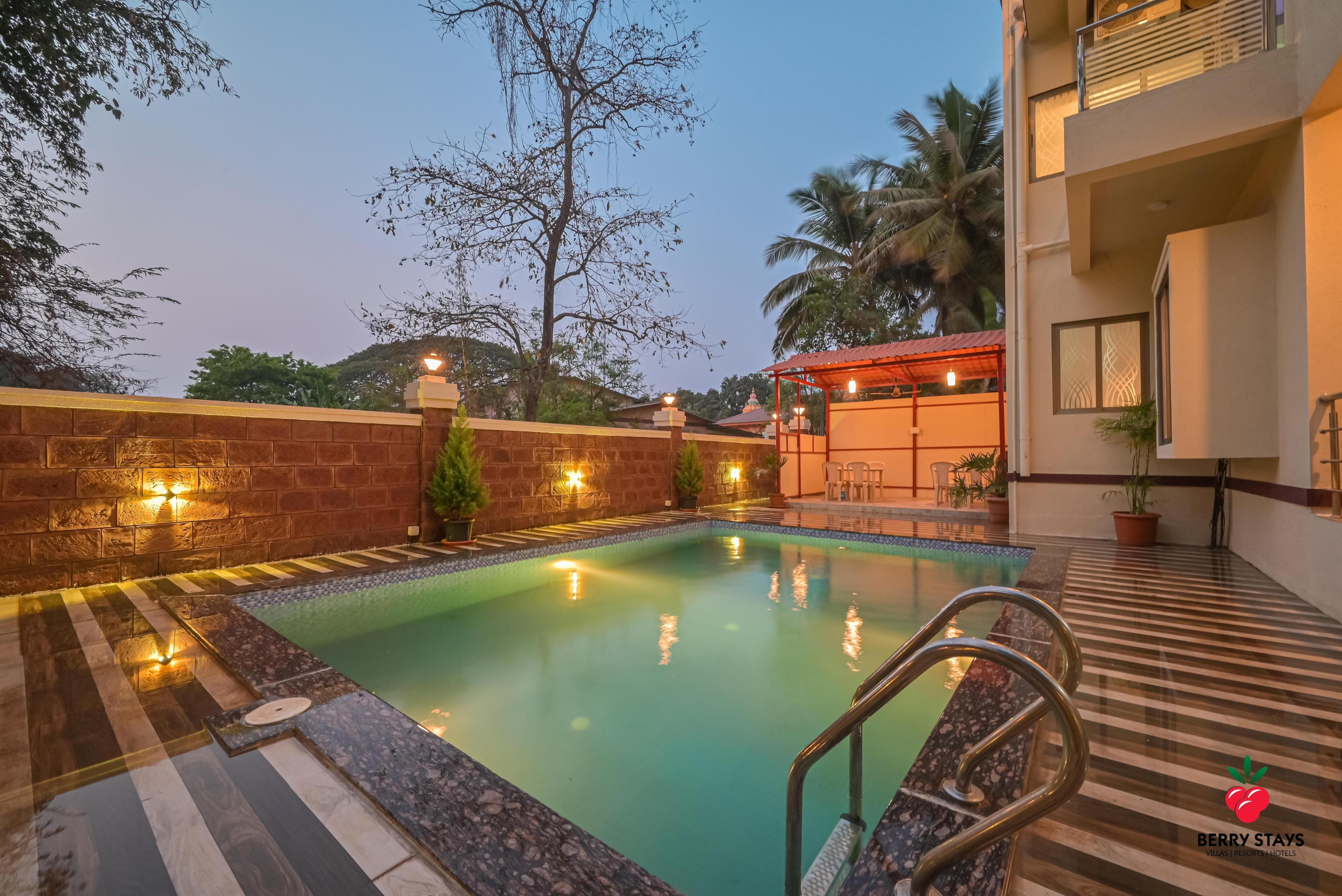 Berry Stays Bare Villa Luxurious 4BHK Villa with Private Pool in Alibag - Tap to explore photos