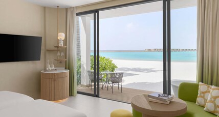Centara Mirage Lagoon Maldives stay 4+ nights get round trip speedboat from 17 Apr- 15 Oct (2Adults) Room Type - Beachfront Panoramic Room with open-air bath Hollywood Twin Centara Mirage Lagoon Maldives stay 4+ nights get round trip speedboat from 17 Apr- 15 Oct (2Adults) Room Type - Beachfront Panoramic Room with open-air bath Hollywood Twin