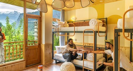 Zostel Old Manali (Goshal Road) Room Type - 1 Bunk Bed | 6 Bed Mixed Dorm (with balcony) | Shared en-suite washroom Zostel Old Manali (Goshal Road) Room Type - 1 Bunk Bed | 6 Bed Mixed Dorm (with balcony) | Shared en-suite washroom