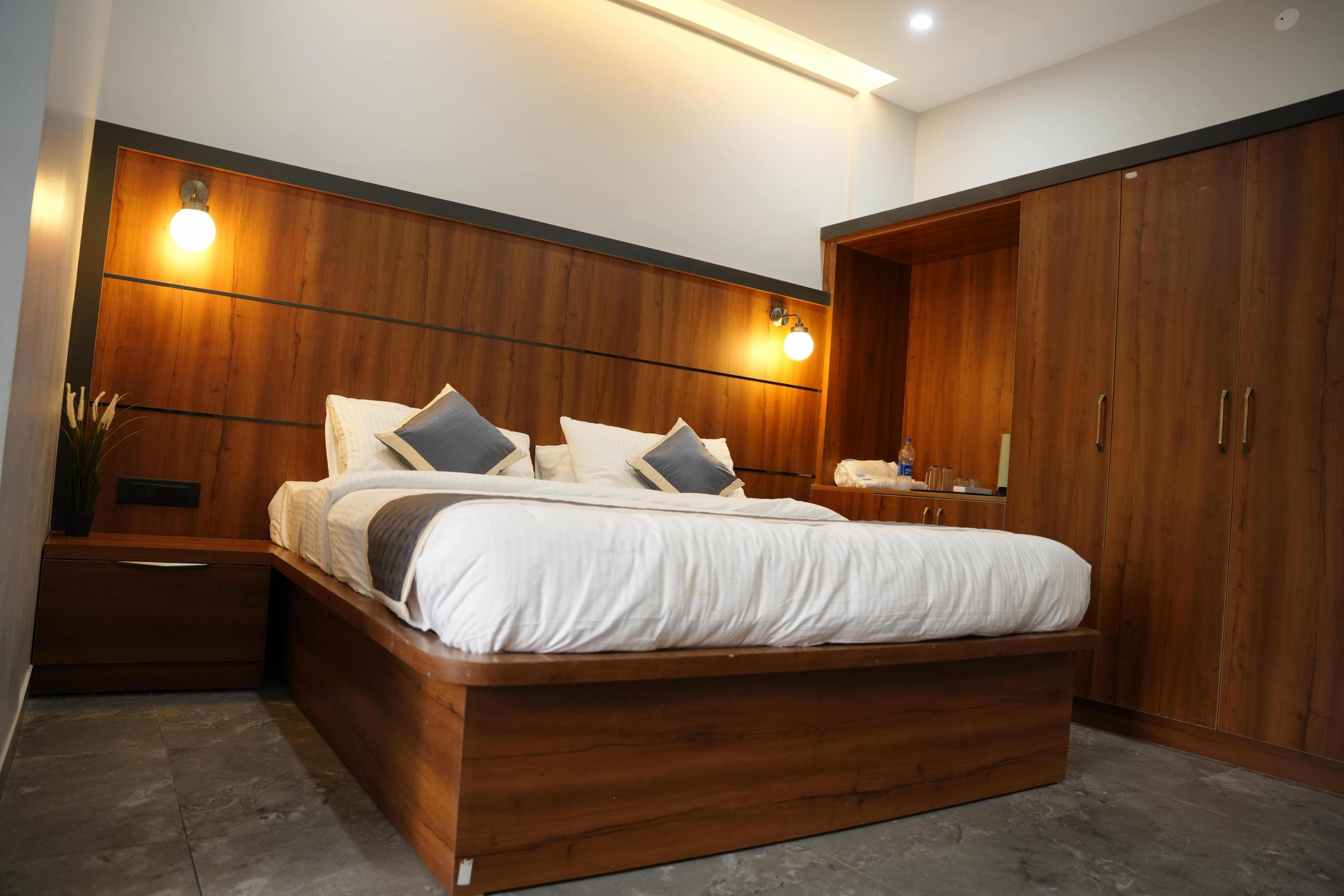 Sarvam Residency Room Type - Deluxe AC Room - Double or Twin Bed