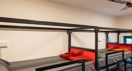 Trippr Mysuru Room Type - 8 Bed Dorm Non AC Age limit - 18 to 35