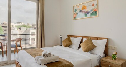 The Lodgers Studio Apartments Room Type - Entire Studio Apartment | Kitchen & Balcony