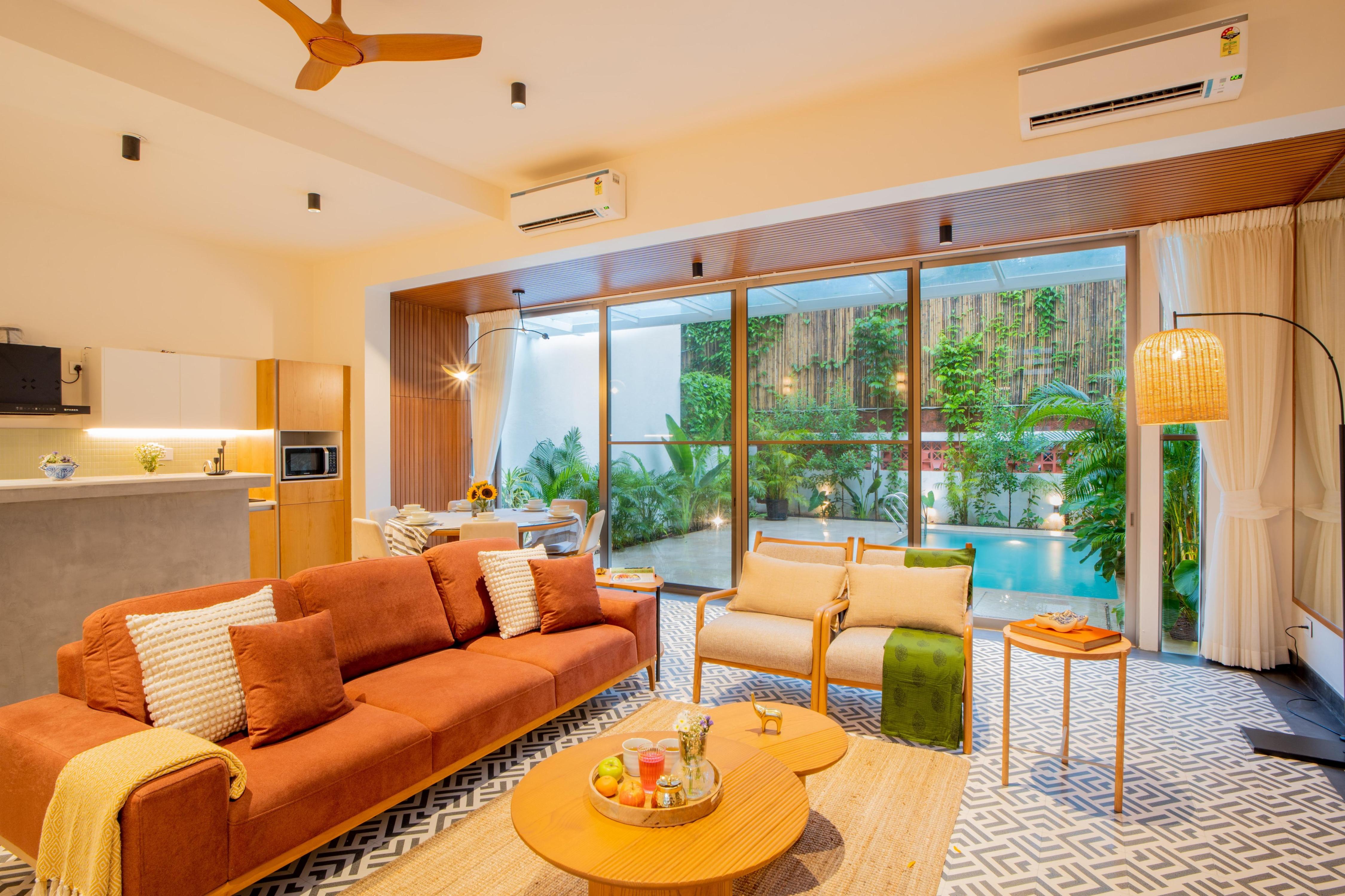 ELIVAAS Signature 3 BHK with Pvt Pool | Mirai Taurus - Tap to explore photos