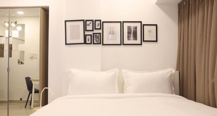 Wabi-Sabi Apartments by Alamiko Room Type - Cozy Studio 403 | Walk to Beach Juhu | WabiSabi
