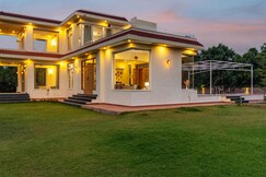 Alaya Stays Raga 2BHK Farmstay with an entertainment lounge