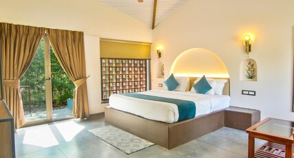 The Soul Tree Resort Room Type - Deluxe Cottage Private sit-out area