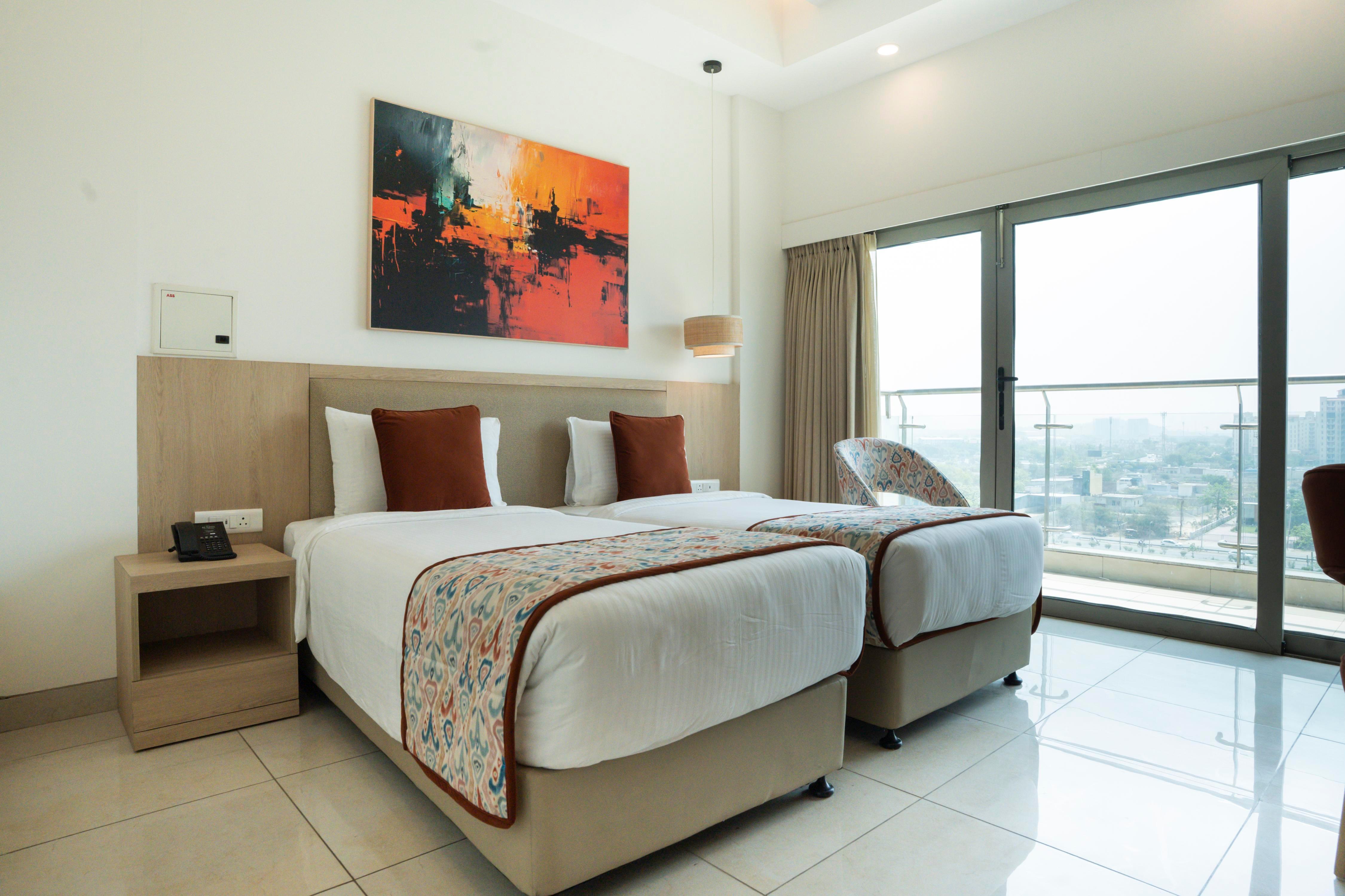 AR Suites KLJ Square Room Type - Studio - Twin Room with Balcony