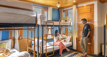 Zostel Shoja (Jibhi) Room Type - 1 Bunk Bed | 6 Bed Mixed Dorm (with balcony) | Shared en-suite washroom Zostel Shoja (Jibhi) Room Type - 1 Bunk Bed | 6 Bed Mixed Dorm (with balcony) | Shared en-suite washroom