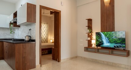 Ega Orchid Luxury Apartments by HomeSlice Room Type - Deluxe One-Bedroom Apartment with Balcony(AC) Ega Orchid Luxury Apartments by HomeSlice Room Type - Deluxe One-Bedroom Apartment with Balcony(AC)