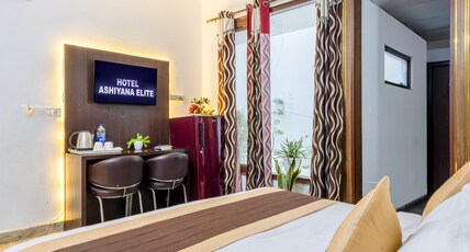 Hotel Ashiyana Elite near by golf course road Room Type - Standard room with Kitchenette
