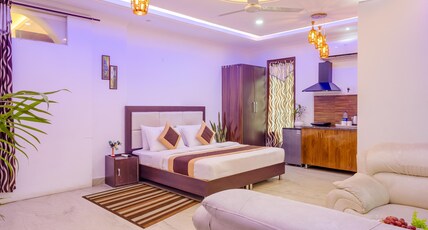 Hotel Ashiyana Elite near by golf course road Room Type - Suite Room With Balcony + Sofa Hotel Ashiyana Elite near by golf course road Room Type - Suite Room With Balcony + Sofa