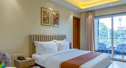 Aadat Hotel Near Artemis Hospital Room Type - Superior Room With Private Balcony