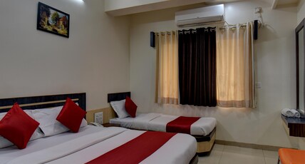 Hotel Sai Vishwkarma Room Type - Triple Bed Room. A.C.