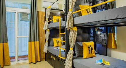 The Hosteller Bangalore Manyata Tech Park Room Type - Bed in 4 Bed Female Dormitory with Balcony