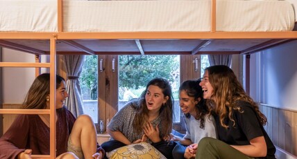 Zostel Pulga Room Type - 1 Bunk Bed | Deluxe 4 Bed Female Dorm | Shared en-suite washroom Zostel Pulga Room Type - 1 Bunk Bed | Deluxe 4 Bed Female Dorm | Shared en-suite washroom
