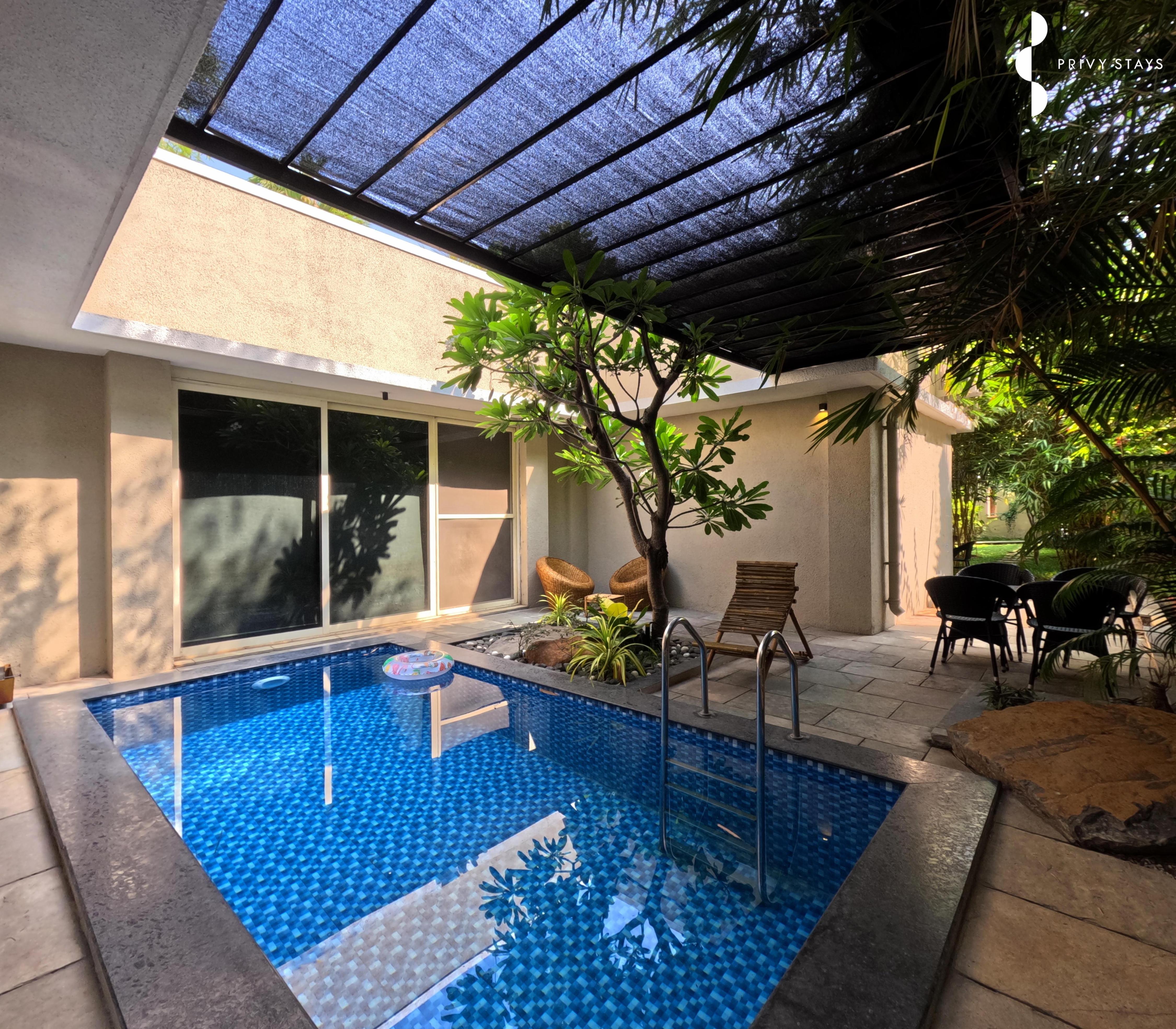 Privy Stays- Green Palm Villa 3 BHK - Tap to explore photos