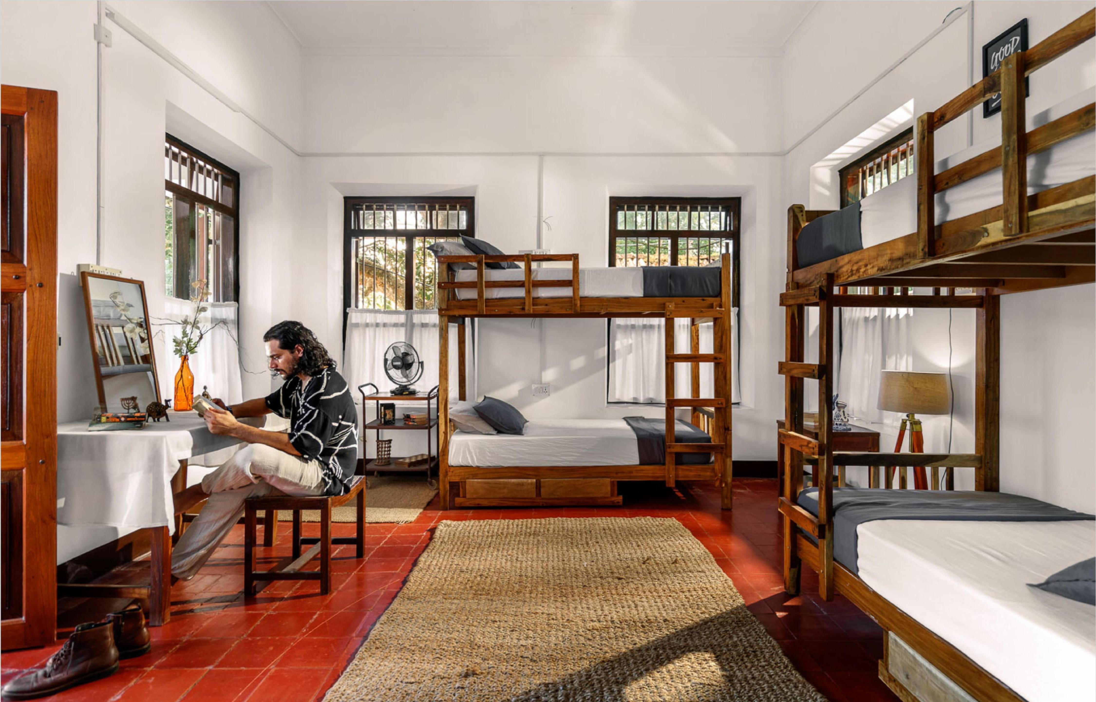 Dutch Square Hostel Room Type - Bed in 8-Bed Mixed Dormitory Room (AC)