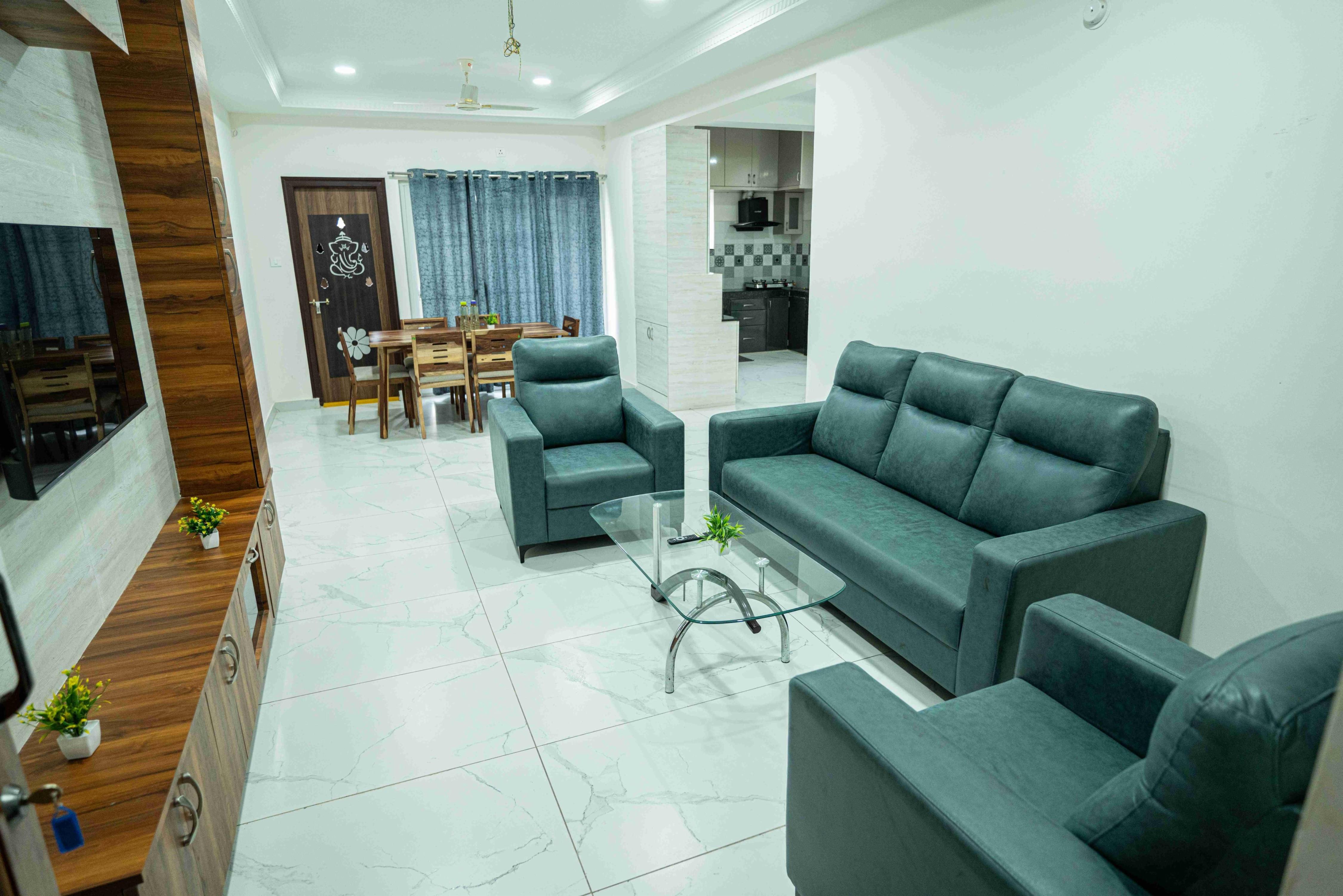 3 Bees Service Apartment 3BHK - Tap to explore photos