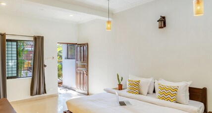 Zestay X Riverfront Morjim Goa Room Type - Deluxe Private Room with Garden View