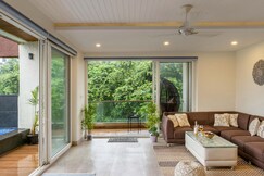 Peaceful 3BHK Duplex with Private Pool in North Goa | Hireavilla