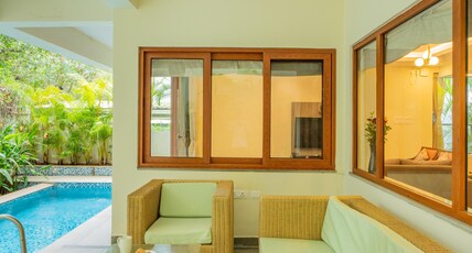 ELIVAAS Signature 3 BHK Pvt Pool & Bar | Villa Valerie Room Type - ELIVAAS 3 BHK Pvt Pool & Bar | Villa Valerie