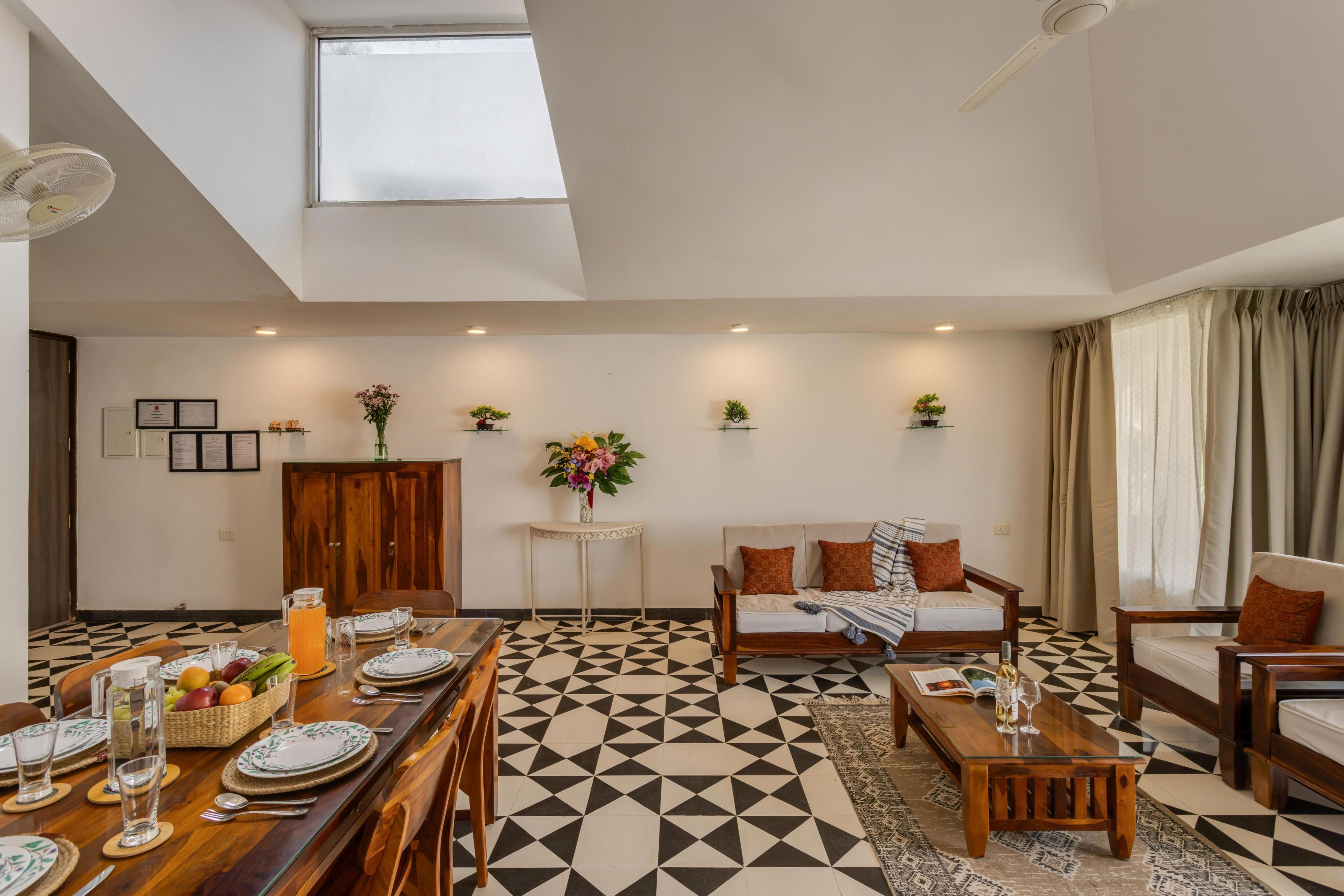 Family Friendly 2BHK with Rooftop Pool in Nerul | Hireavilla - Tap to explore photos