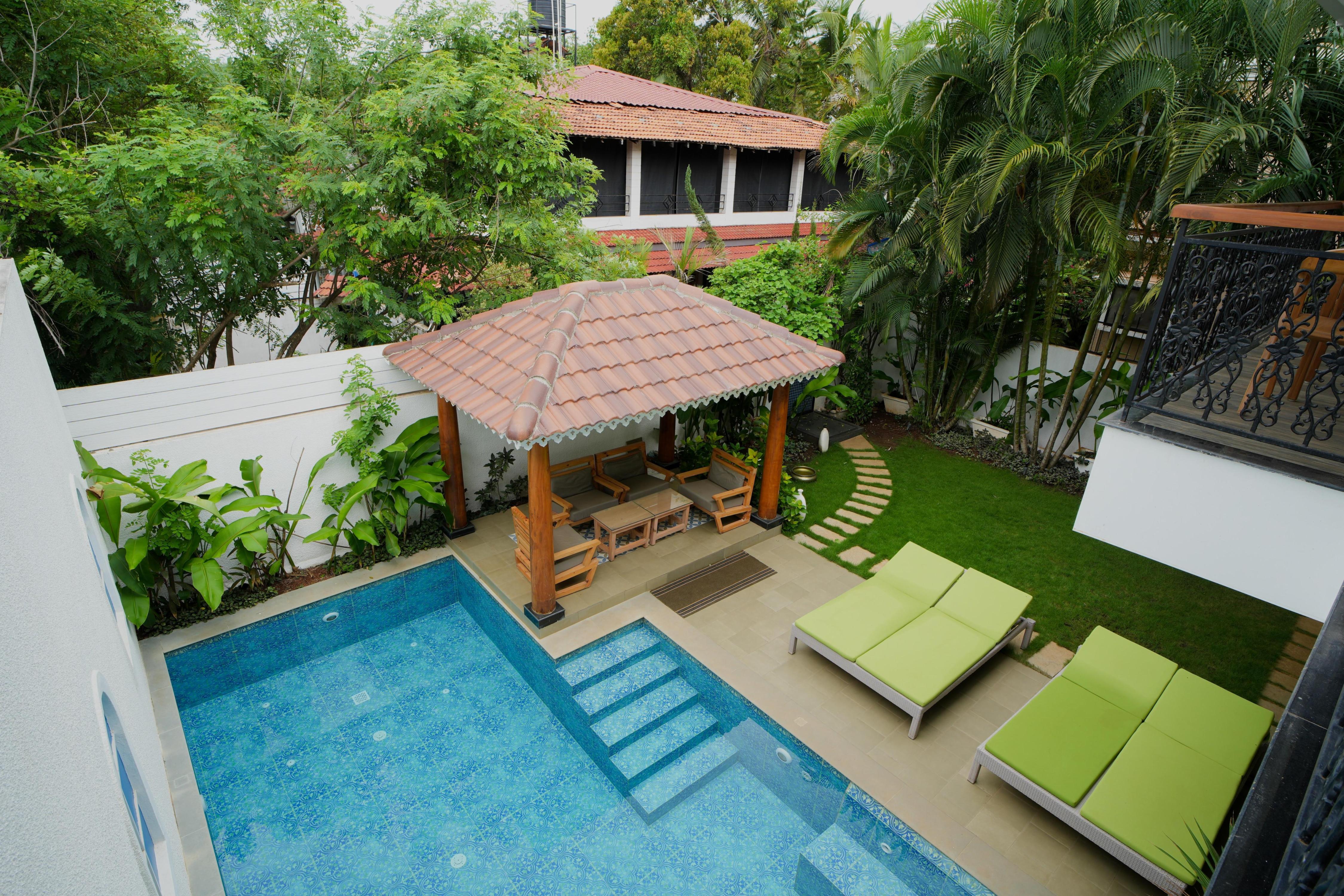 4 BHK villa with Pvt Pool & Entertainment Lounge - Tap to explore photos