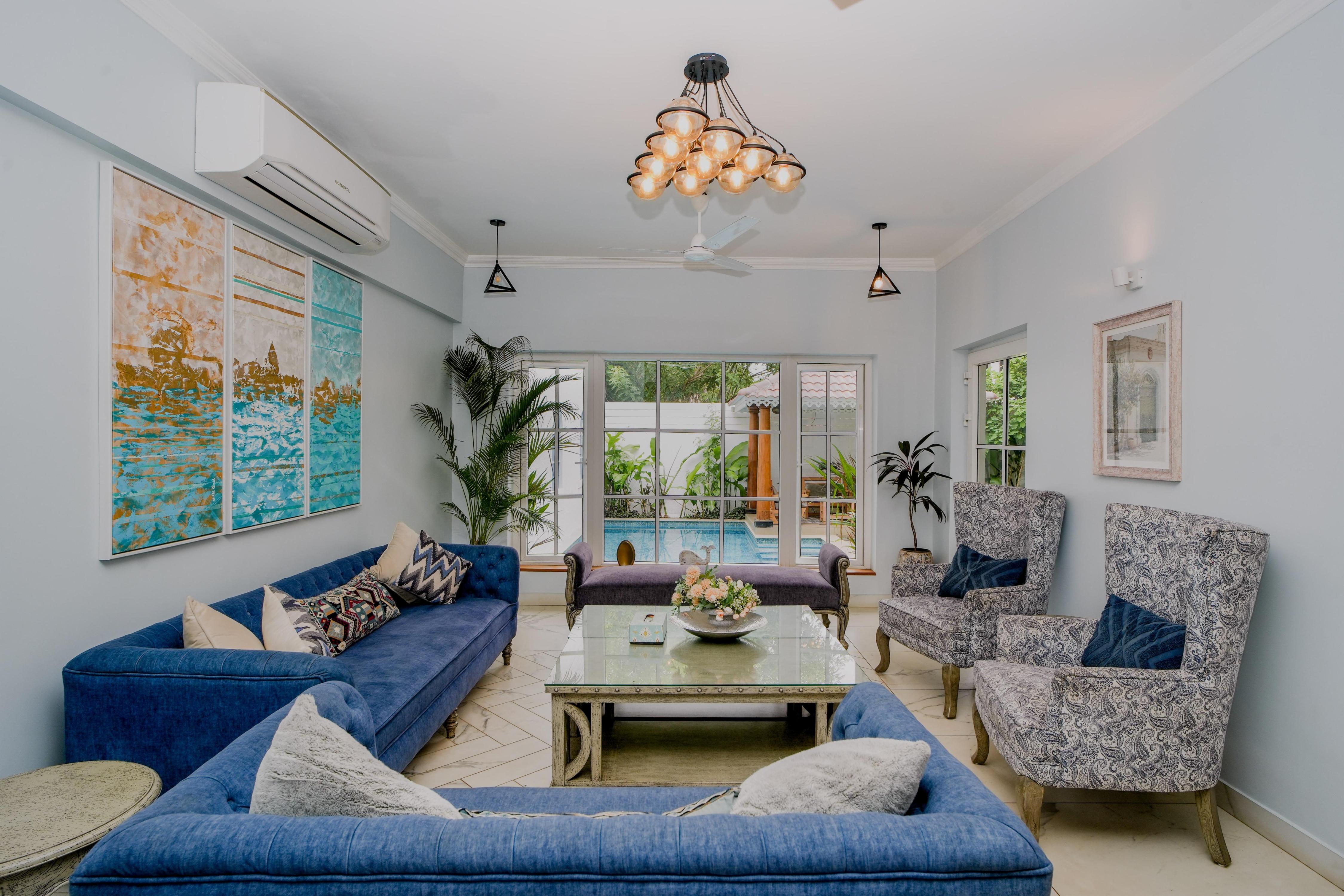 4 BHK villa with Pvt Pool & Entertainment Lounge - Tap to explore photos