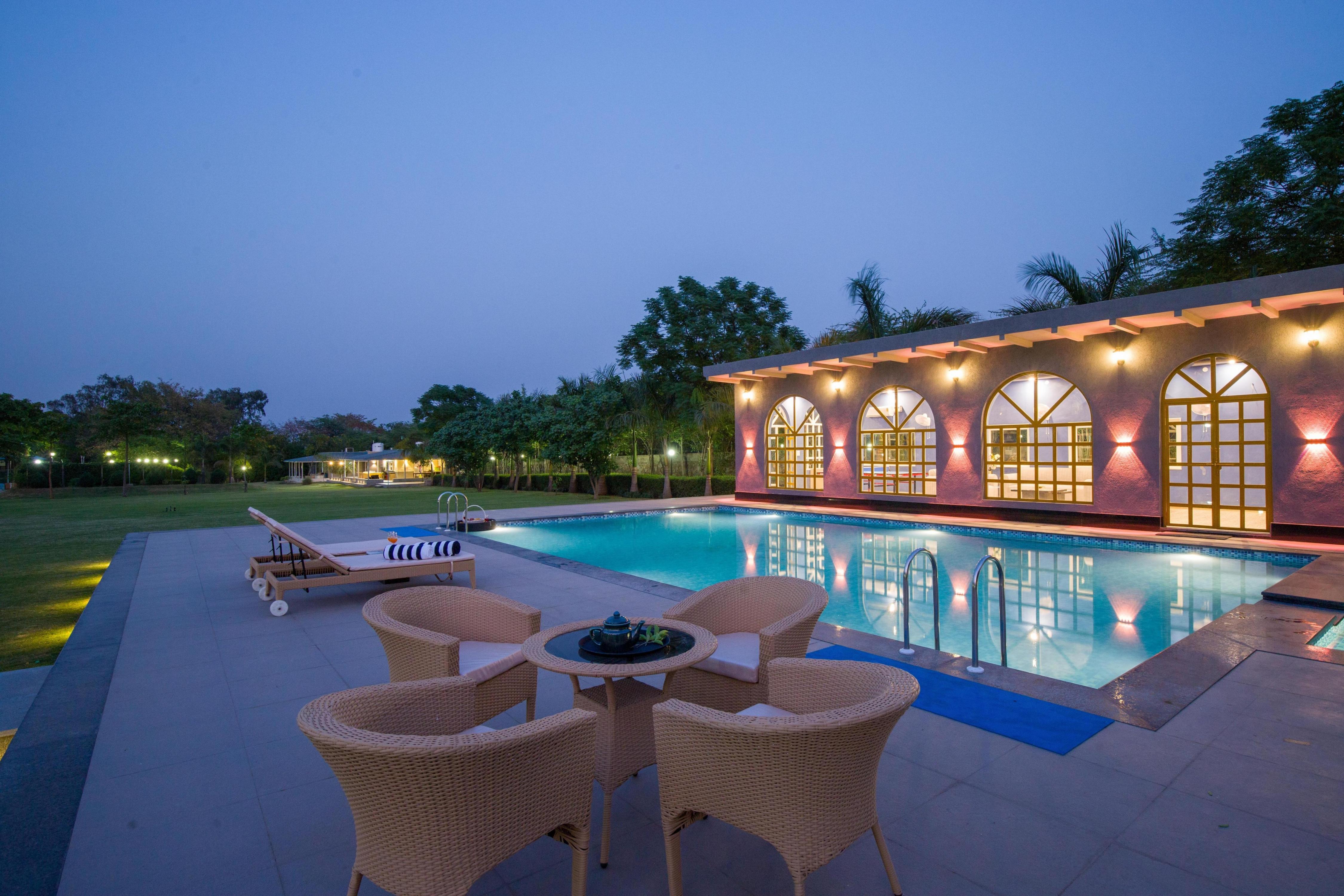5 BHK villa with Pvt pool & Outdoor Seating Area - Tap to explore photos