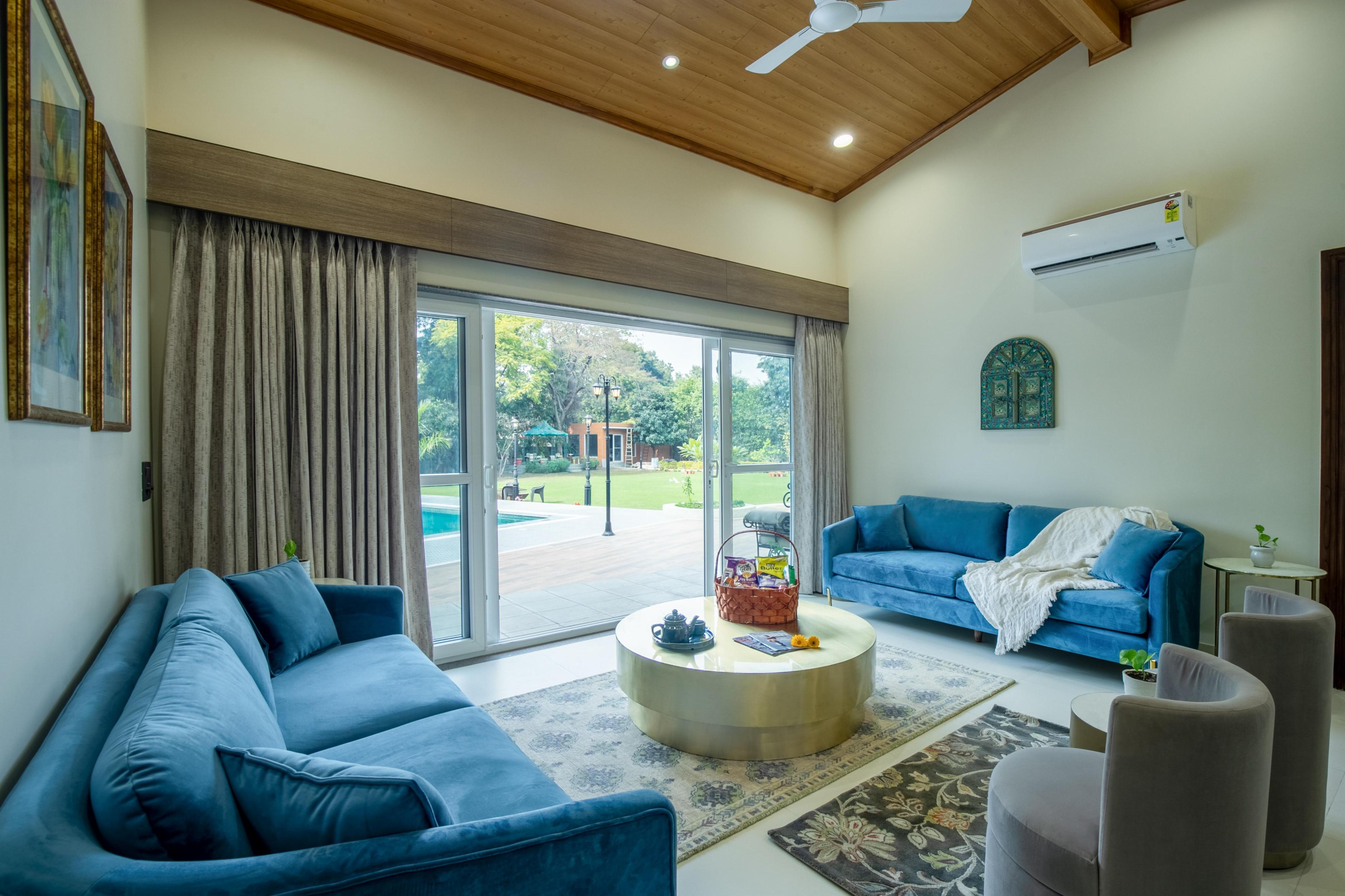 5 BHK Farmhouse with Pvt Pool, Gazebo & Garden - Tap to explore photos