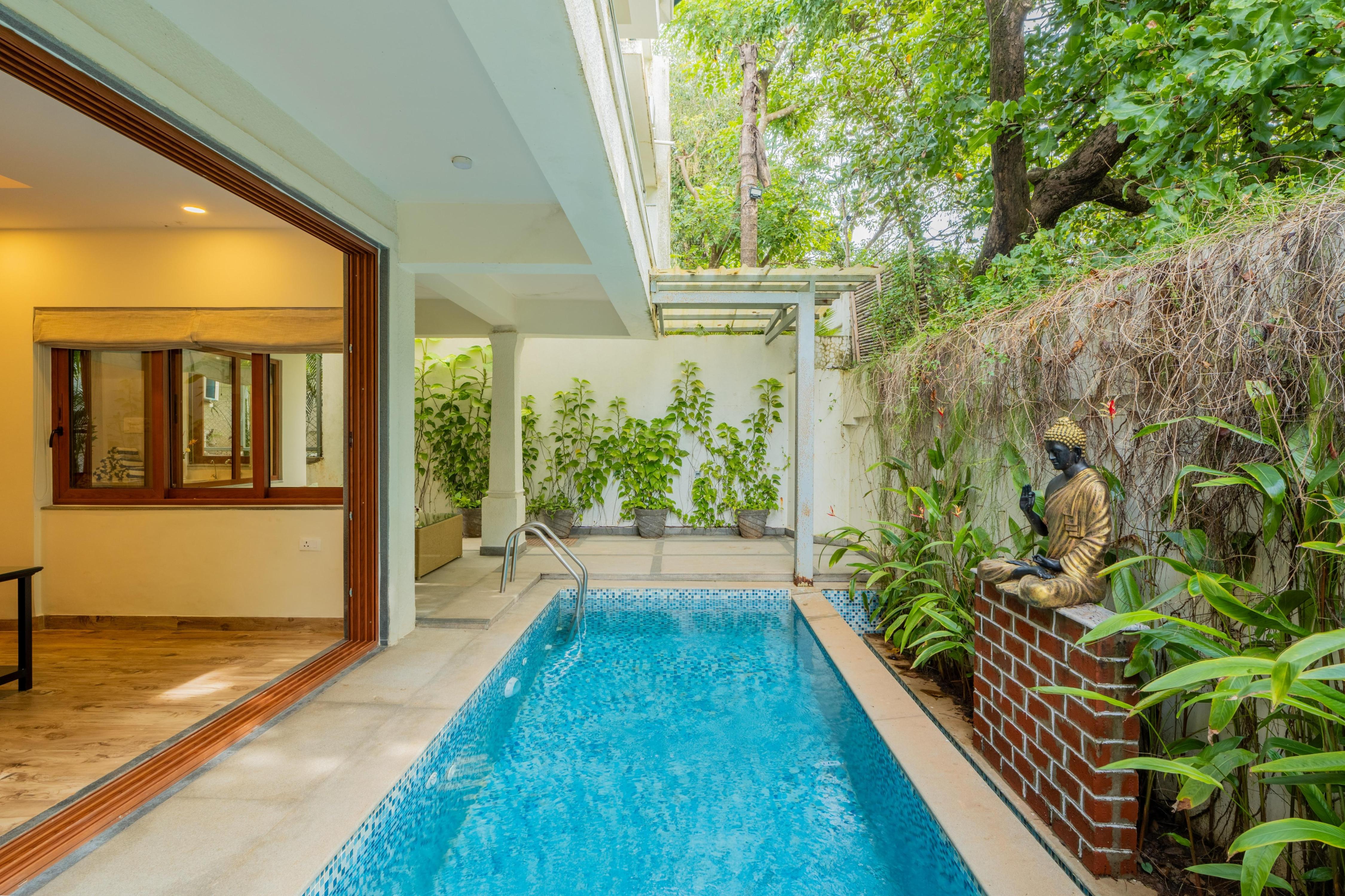 ELIVAAS Signature 3 BHK With Pool & Bar | Villa Judiline - Tap to explore photos