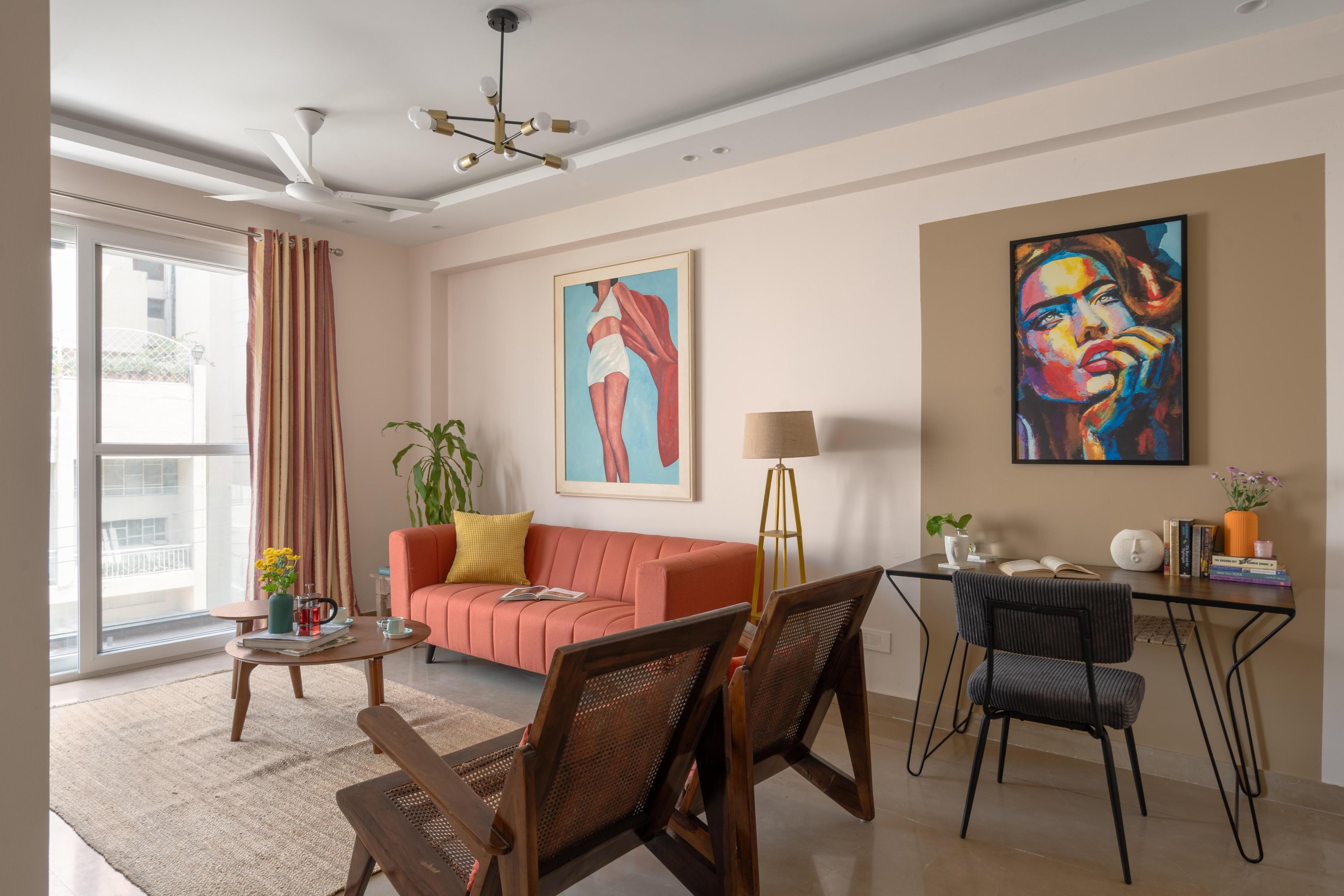 The Urban Nest by The Blue Kite - 3BHK Apt with Balcony & WiFi in Green Park, Delhi (B) - Tap to explore photos
