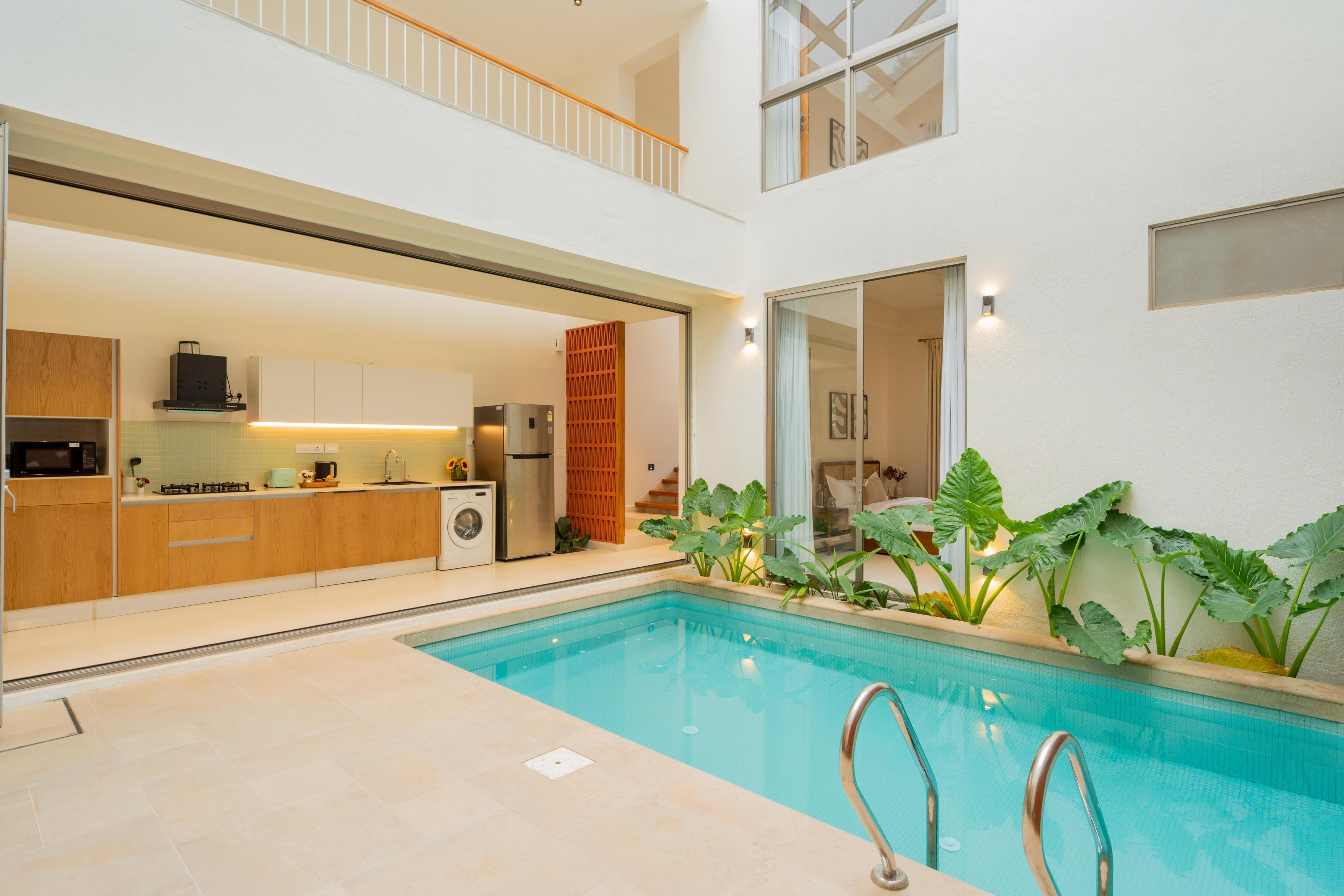 2 BHK Villa with private pool - Tap to explore photos