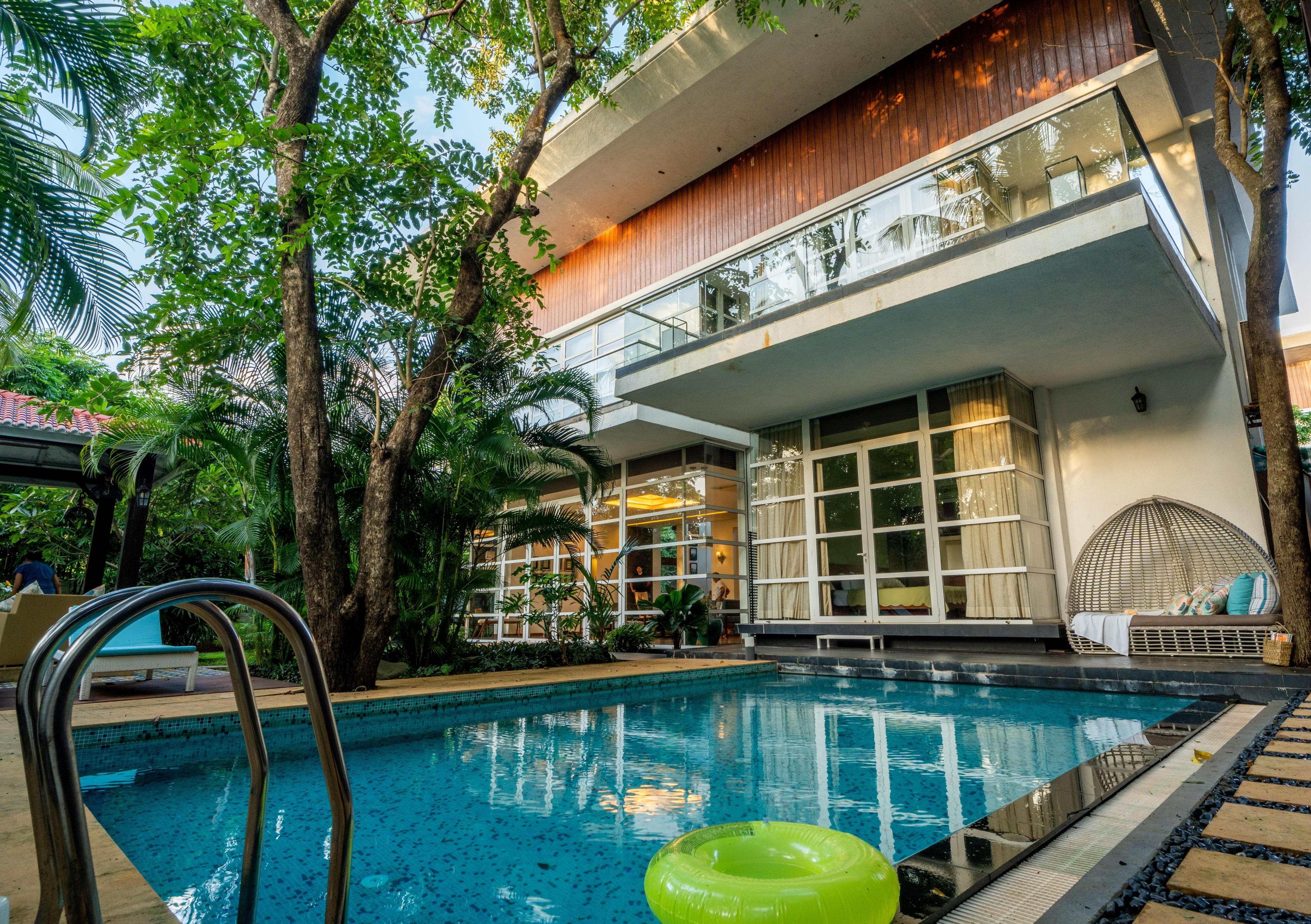Luxurious 4 BHK Villa with Pvt Pool & Gazebo - Tap to explore photos