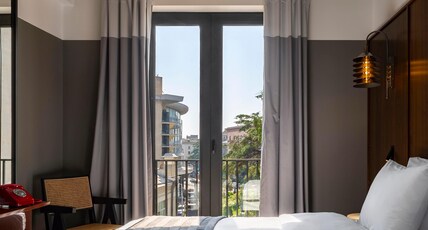 Afisha Hotel Room Type - Standard King Room with French Balcony