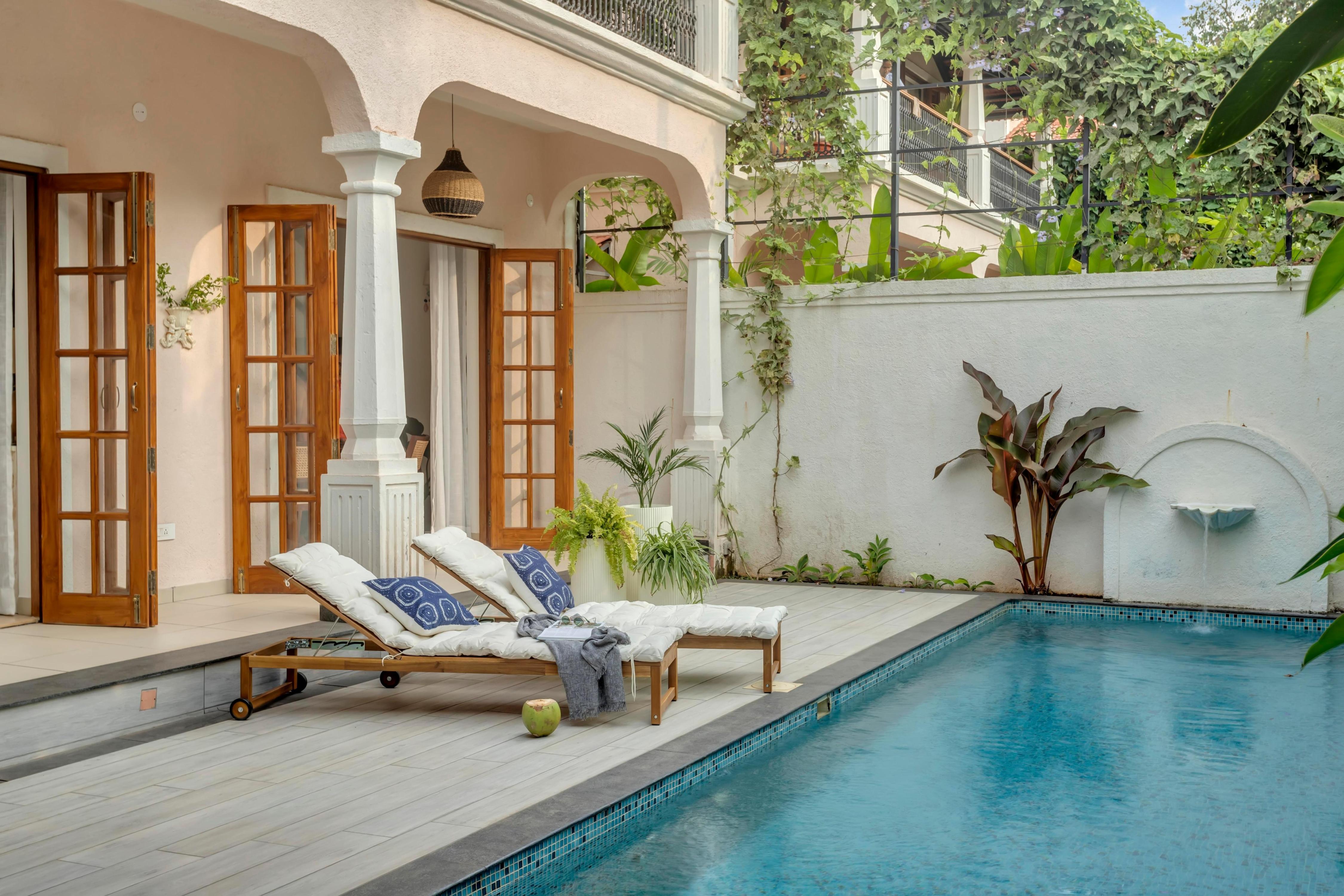 4 BHK villa with Pvt Pool, Bar & Gazebo - Tap to explore photos