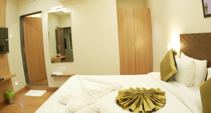 The Byke Select - Shanti Villa | (Pan India Pure Veg Hotel Chain) Room Type - Luxury Deluxe Room The Byke Select - Shanti Villa | (Pan India Pure Veg Hotel Chain) Room Type - Luxury Deluxe Room