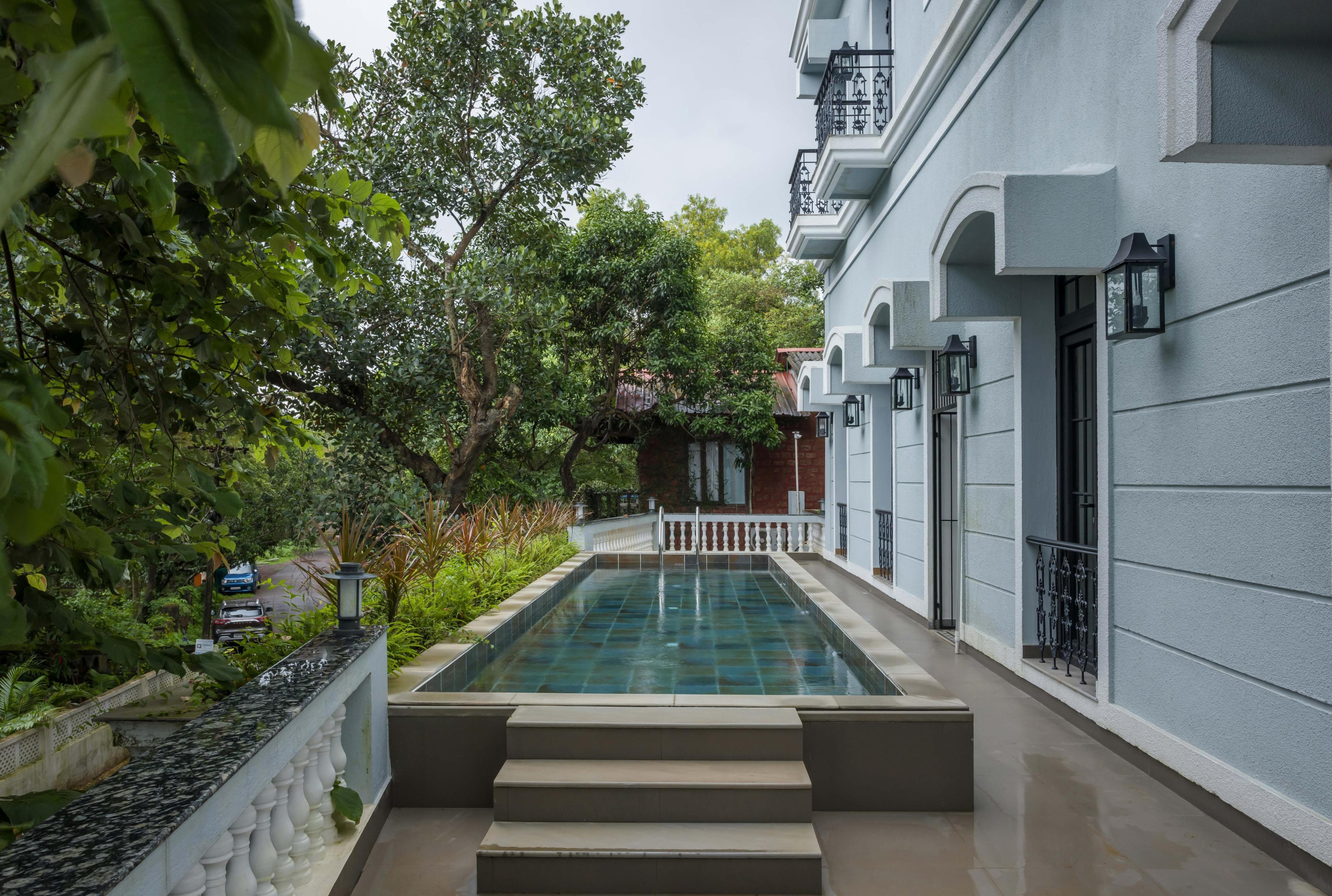 Serene 3BHK Duplex with Pool in Assagao | Hireavilla - Tap to explore photos
