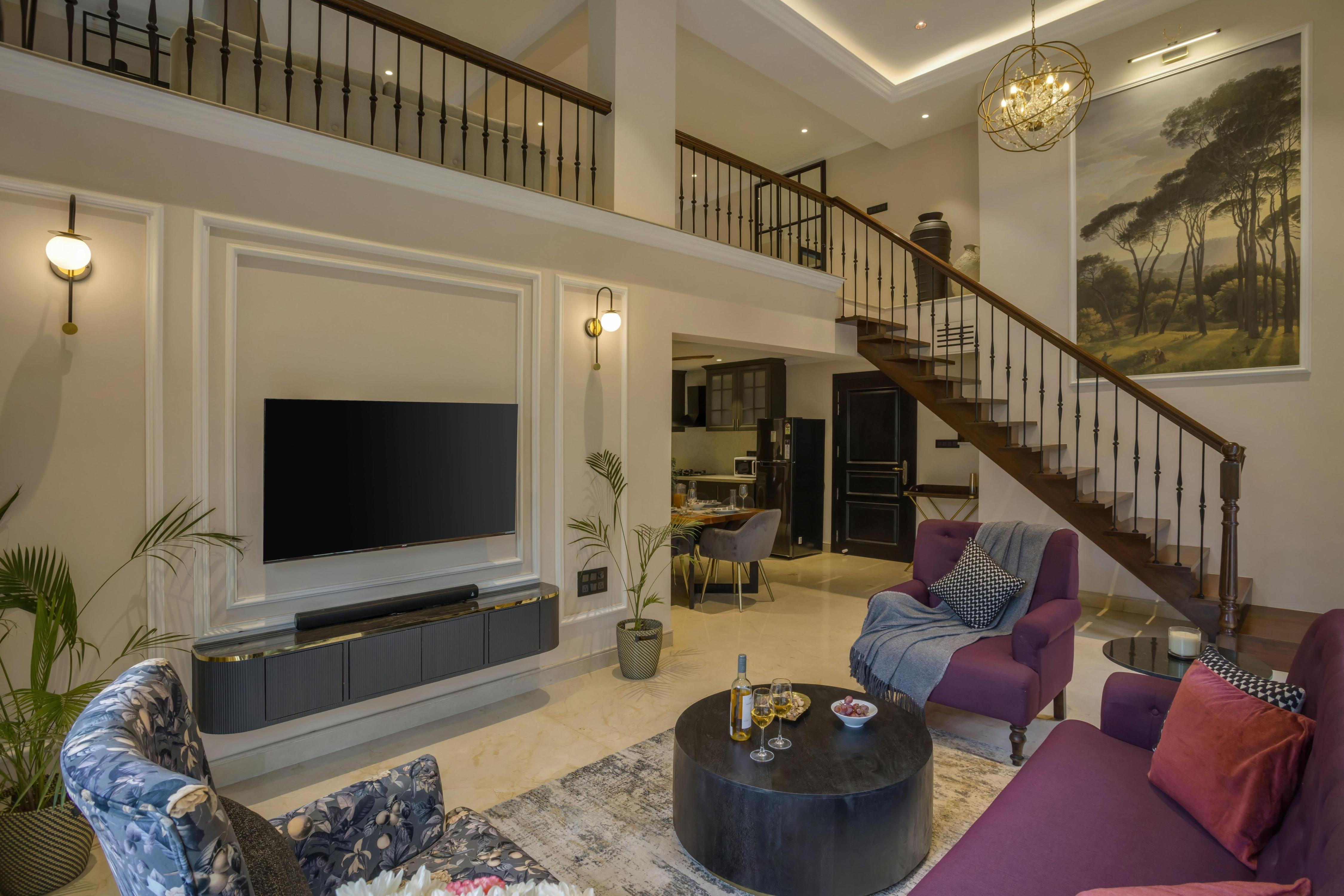 Serene 3BHK Duplex with Pool in Assagao | Hireavilla - Tap to explore photos