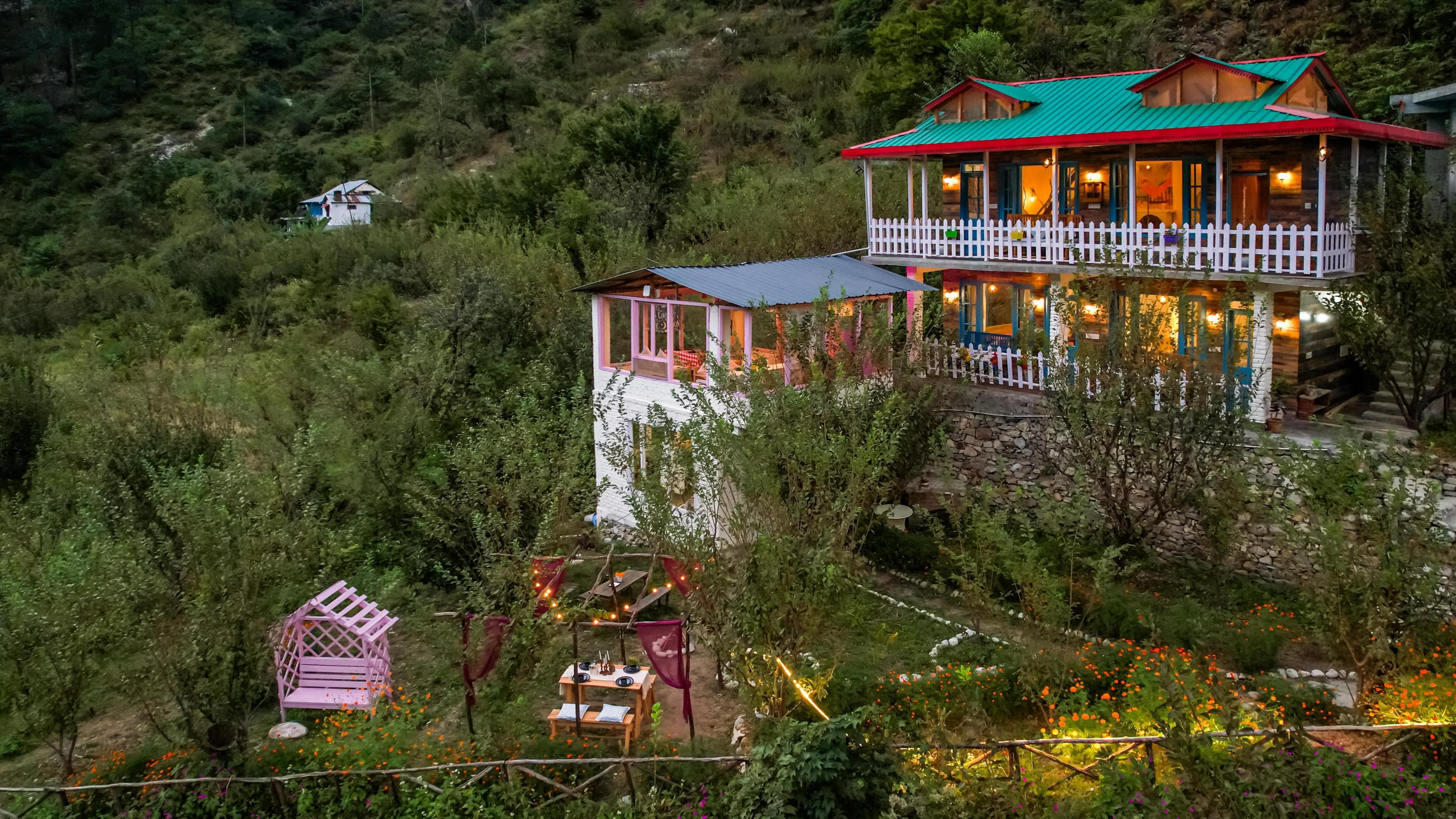 SaffronStays Fairytale Villa near GHNP Room Type - SaffronStays Fairytale Villa