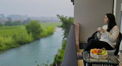 Sukoon by the Ganges - A Unit of Perfectstayz Group Room Type - Imperior Jacuzi Suite with Balcony and Ganges view Sukoon by the Ganges - A Unit of Perfectstayz Group Room Type - Imperior Jacuzi Suite with Balcony and Ganges view