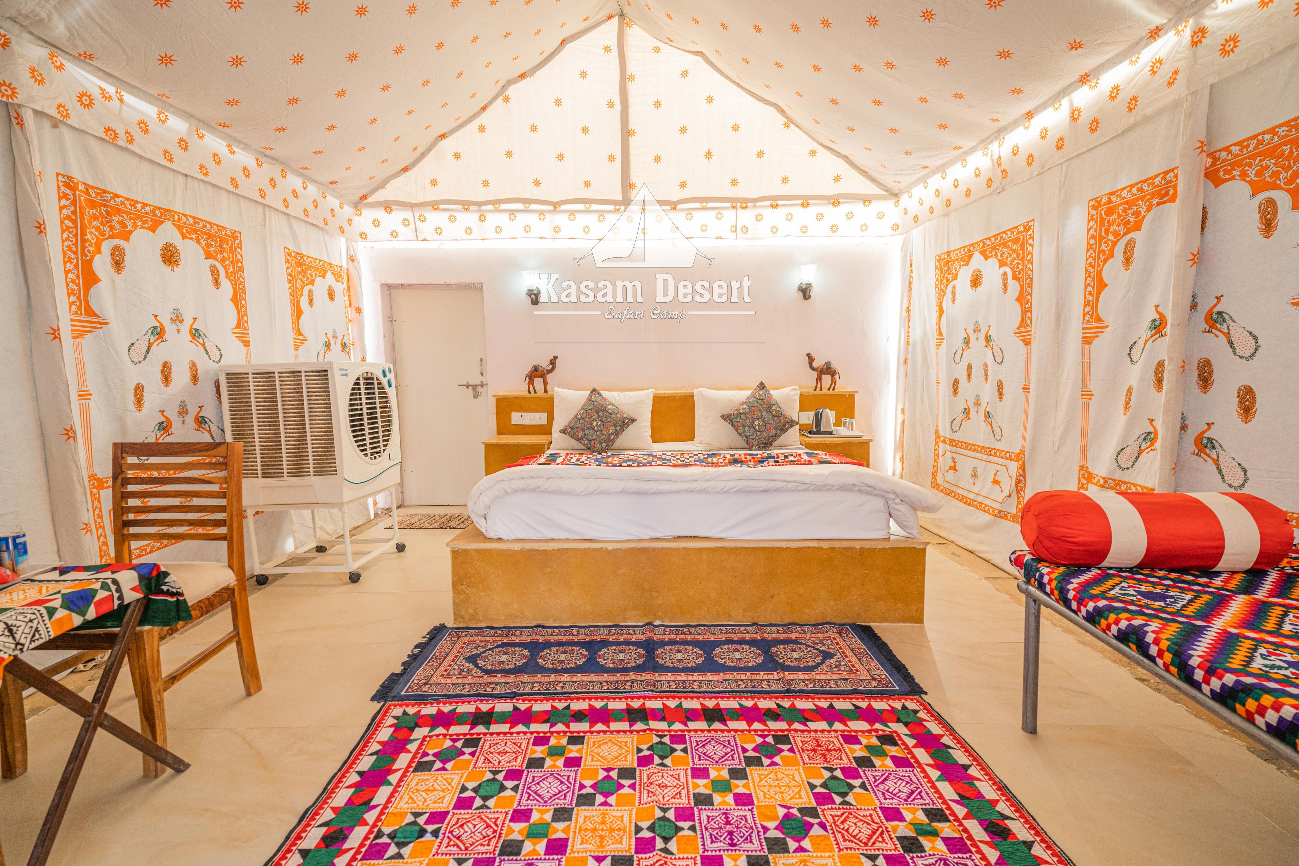 Kasam Desert Safari Camps Room Type - Luxury Swiss Tents