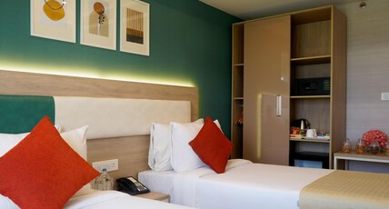 Sarovar Portico New Town Kolkata Rajarhat Room Type - Deluxe Room - 2 Single Beds