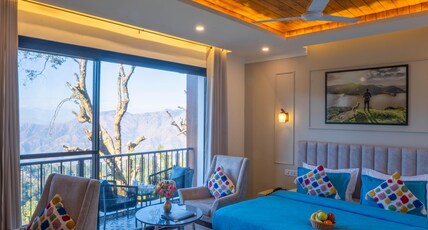 Perfectstayz Premium Westend @ Mall Road Room Type - Executive Room with Private Balcony | Hill View | Room heater Perfectstayz Premium Westend @ Mall Road Room Type - Executive Room with Private Balcony | Hill View | Room heater