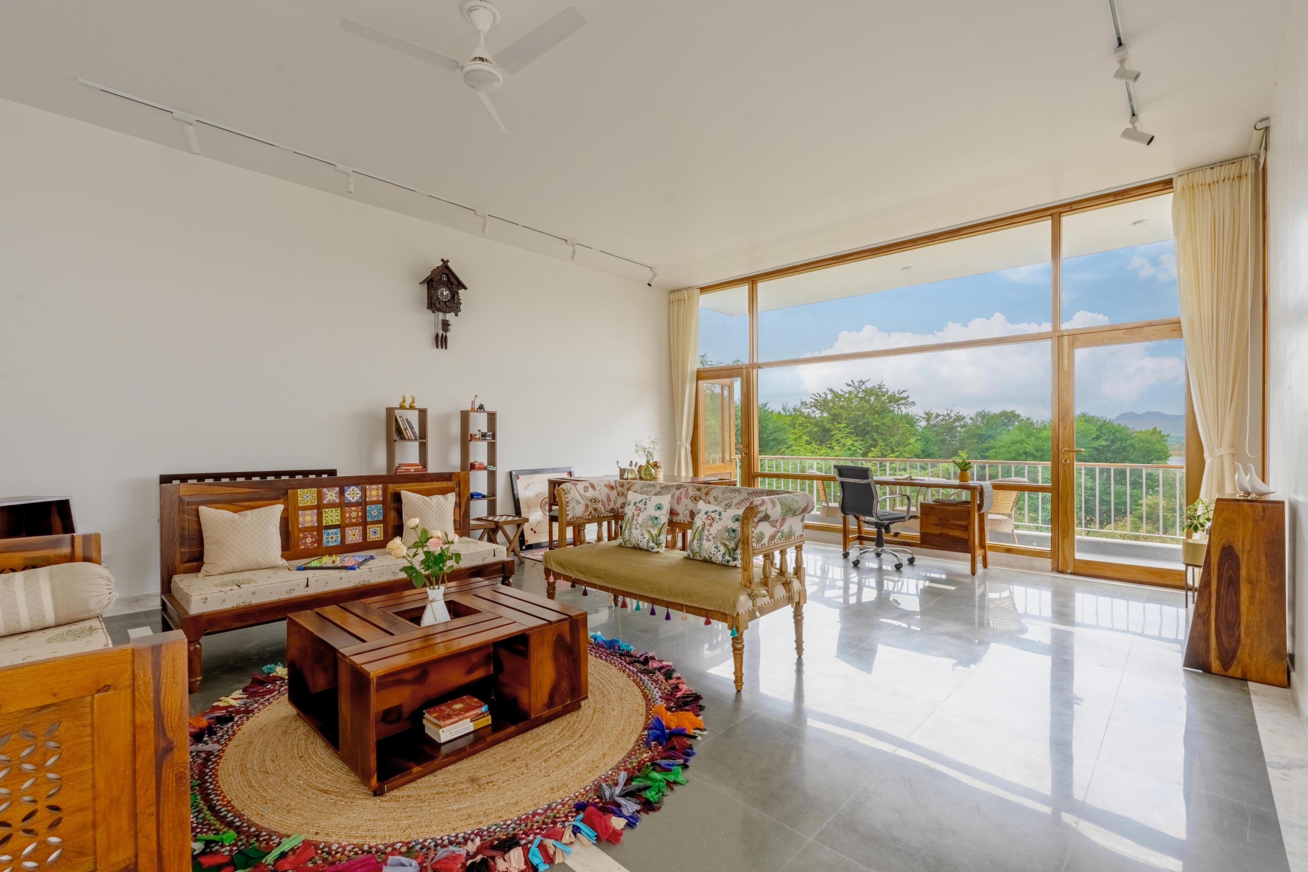 Rooms of SaffronStays Villa Bougain