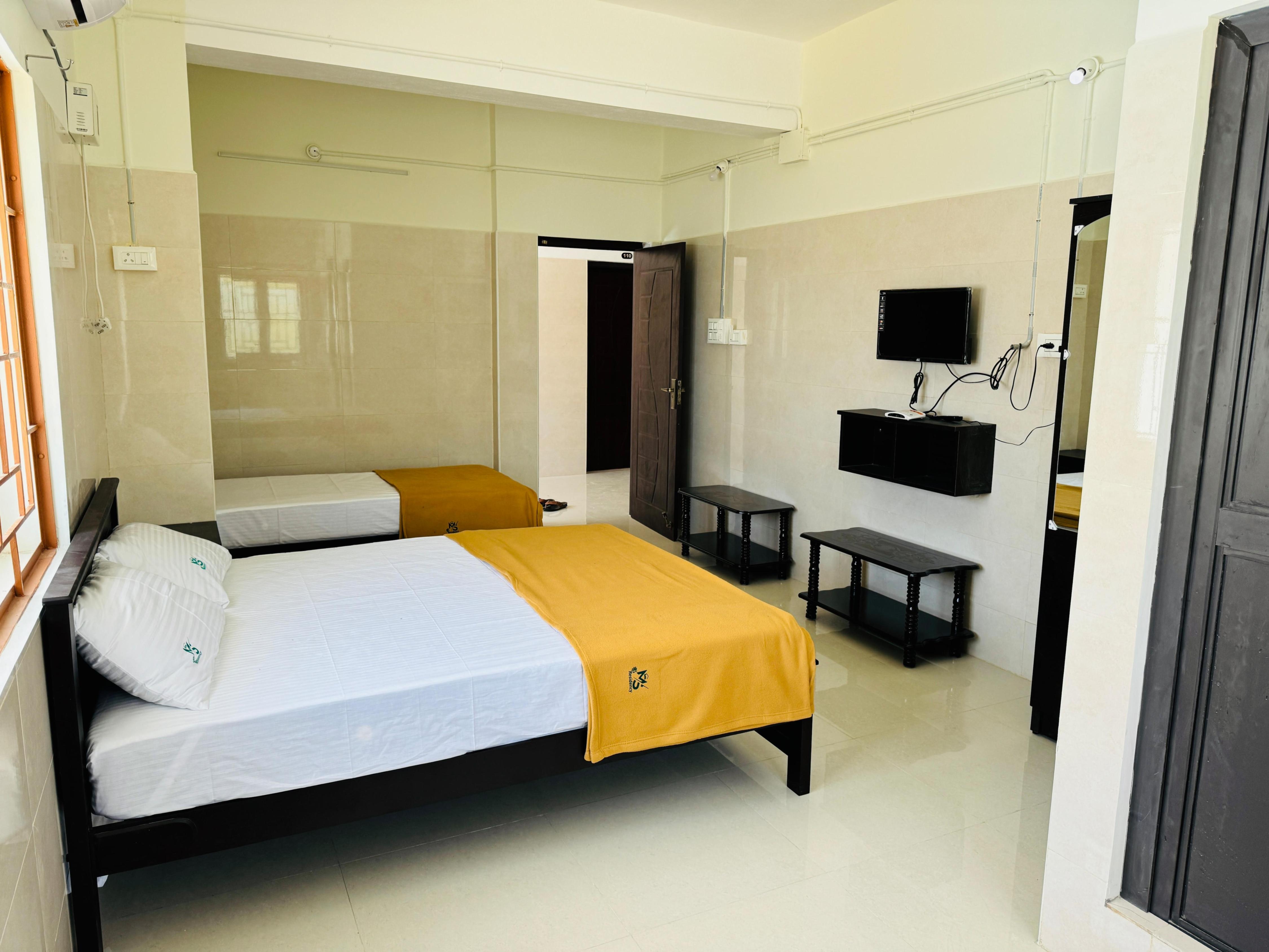 MS Residency Room Type - Triple Bed Room