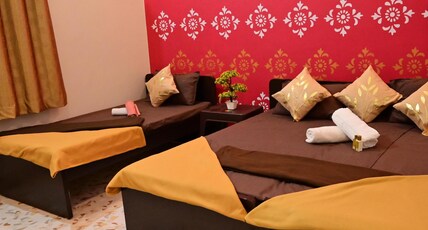 Omkar Bhawan | Premium Stay at Rampath Room Type - The Classic Room | 4 Beds in a spacious room | Non Attached Washroom